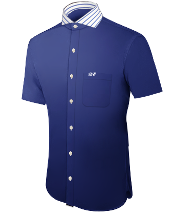 Mens Shirt Stone with Cut Away 1 Button