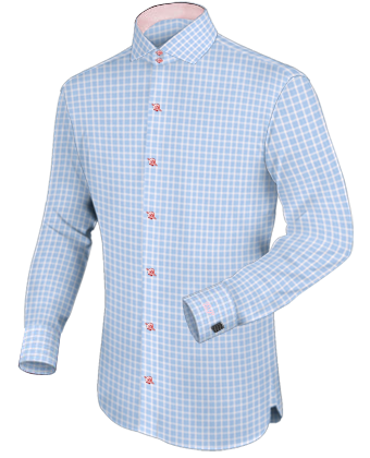 Mens Shirts Designs with Italian Collar 2 Button