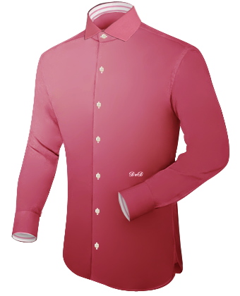 Mens Taylored Made Shirts with Italian Collar 1 Button