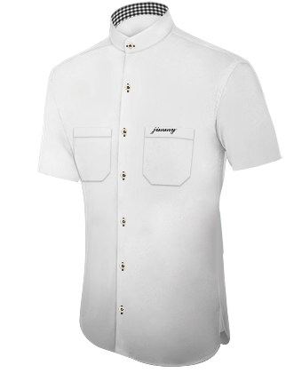 Mens Victorian Wing Shirt with Band
