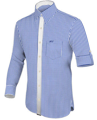 Mensshirts with French Collar 1 Button