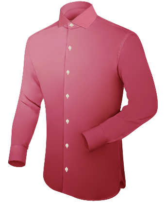 Office Work Shirts with Italian Collar 1 Button