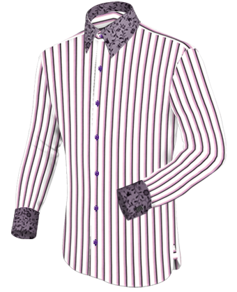 Online Shirt Maker with French Collar 1 Button