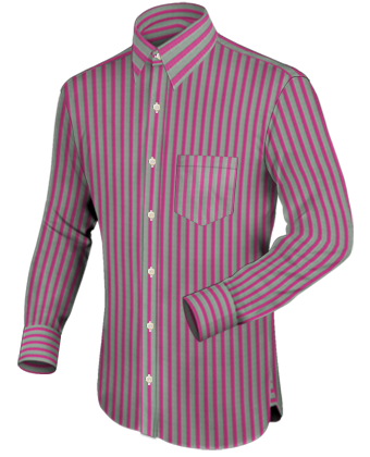 Original Collarless Shirt with French Collar 1 Button