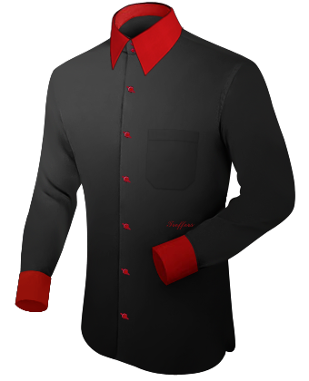 Mens Mandarin Collar Shirts with Band