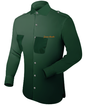 Pink Paisley Shirts with English Collar