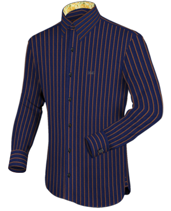 Prom Shirts For Men with French Collar 2 Button