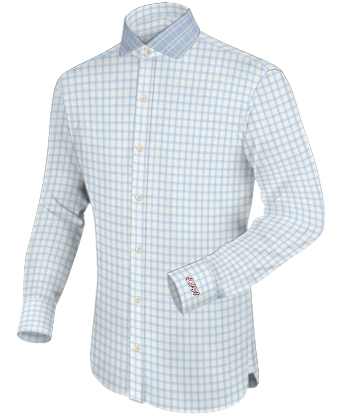 Regular Fit Pin Collar Shirts with Italian Collar 2 Button
