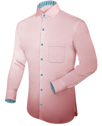 Sewing Pattern Men Dress Shirt with Italian Collar 1 Button