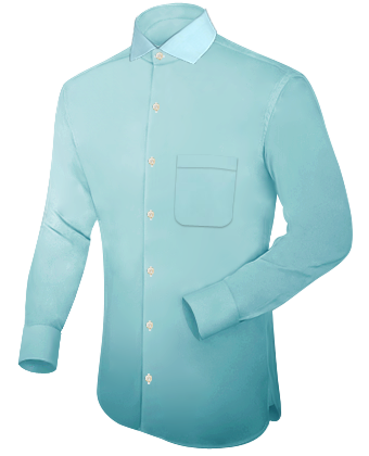 Fitted Dress Shirt with Italian Collar 1 Button