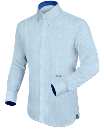 Shirt Makers Manchester with French Collar 1 Button