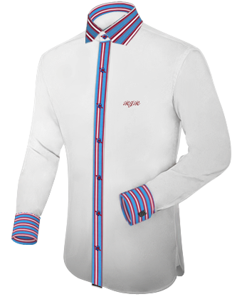 Shirt Yellow Back Panel with Modern Collar