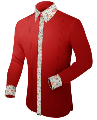 Shirts With Stripes with Hidden Button