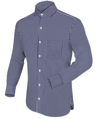 Shirts Tall Slim Fit Extra Long with Italian Collar 1 Button