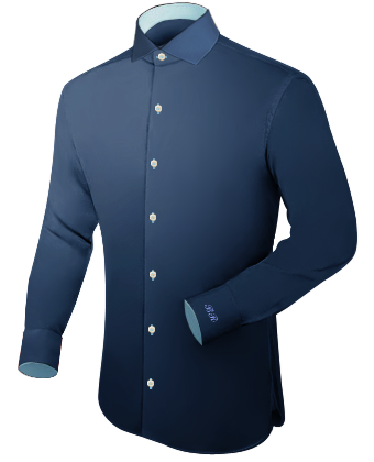 Shirts Uk with Italian Collar 1 Button