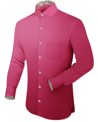 Short Sleeve Mens Shirts with Italian Collar 1 Button