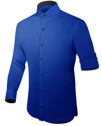 Silk Cufflinks Shirts? with Italian Collar 1 Button