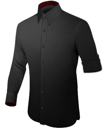 Single Shirt Cufflink with Button Down