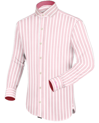 Slim Fit Men Pattern with Italian Collar 1 Button
