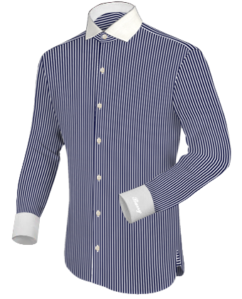 Slim Fit Men Shirts with Italian Collar 1 Button