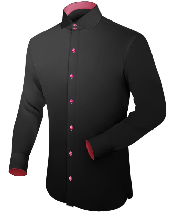 Slim Fit Mens Shirts with Italian Collar 2 Button