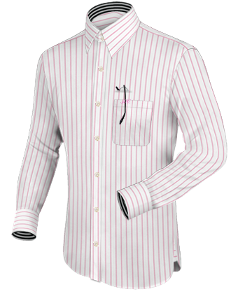 Slim Fit Non Iron Shirts with French Collar 2 Button