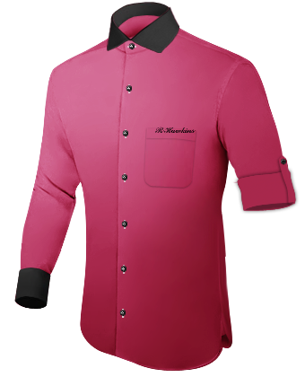 Slim Fit Oxford Button Down with Italian Collar 1 Button