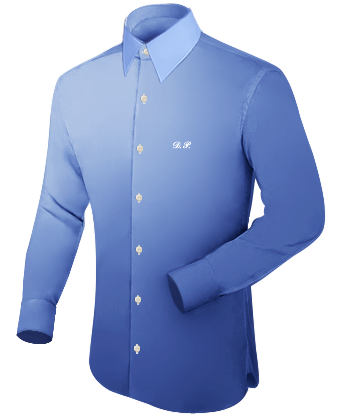 Slim Fit Shirt Mens with French Collar 1 Button