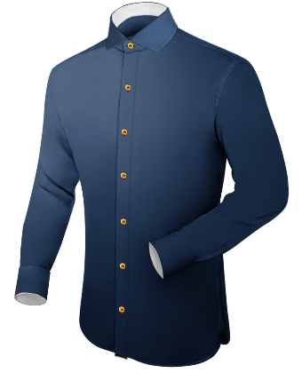 Slim Taior Shirts with Italian Collar 1 Button