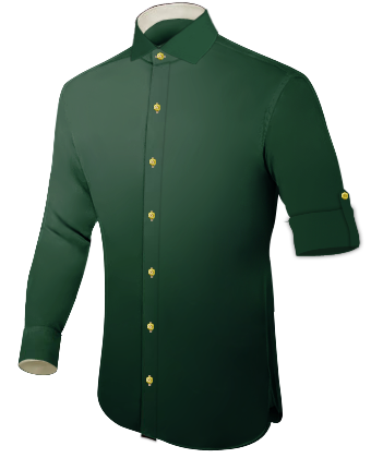 Slimfit Dinner Shirt with Italian Collar 1 Button