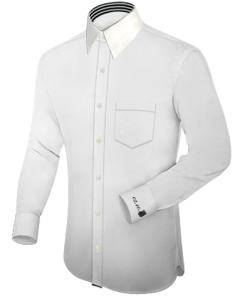 Stafford Fitted Shirts 18 38 39 with French Collar 1 Button