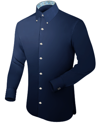 Striped Dress Shirts For Men with Button Down