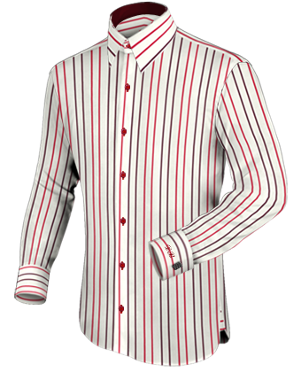 Tab Long Collar Shirts Uk with French Collar 1 Button