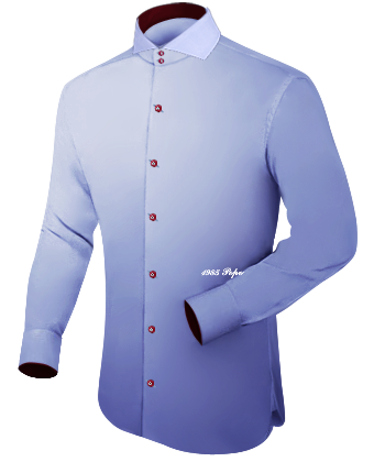 Tailered Embroidered Shirts with Cut Away 2 Button