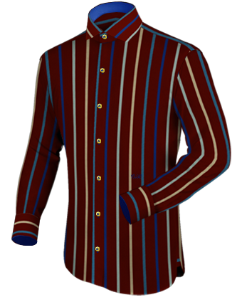 Talior Made Shirts Uk with Italian Collar 1 Button