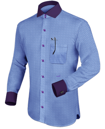 Tall Dress Shirt with Italian Collar 2 Button