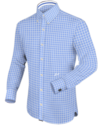 Mens Casual Shirt with Button Down