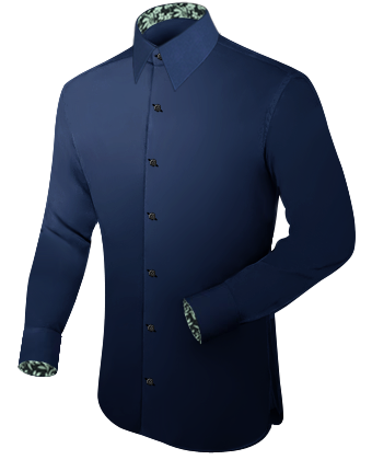 Teen Shirts with French Collar 1 Button