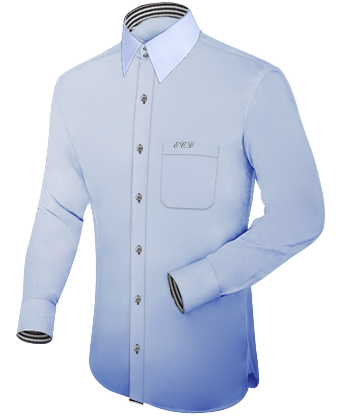 Dress Shirts Online with French Collar 2 Button