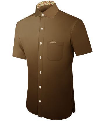 Uk Shirts Suppliers With Variable Length Sleeves with English Collar