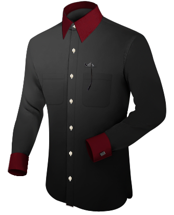 Vietnamese Men Shirt Taylor with French Collar 1 Button