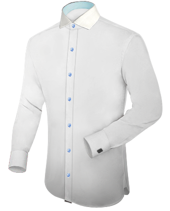 Wedding Shirts For Men with Italian Collar 1 Button