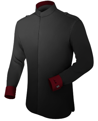 White Button Up Mens Beach Shirt with Band