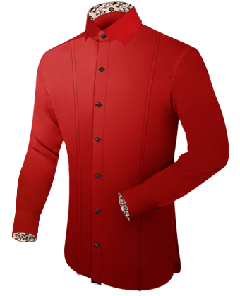 White Collar Shirts For Men with Batman Collar