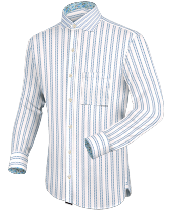 White Dress Shirt Under Twenty Five Dollars with English Collar