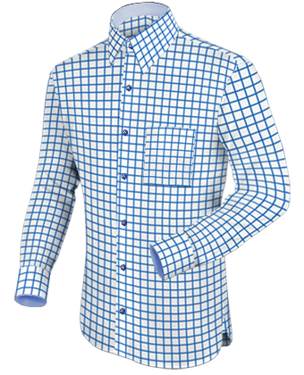 Cheap Slim Fit Shirts with French Collar 1 Button
