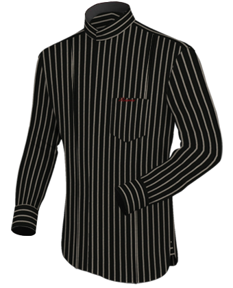 Mens Blue Dress Shirts with Button Down