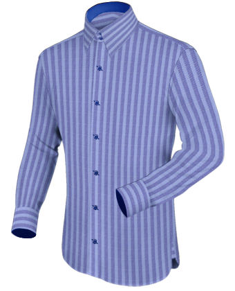 Street Shirt with French Collar 2 Button