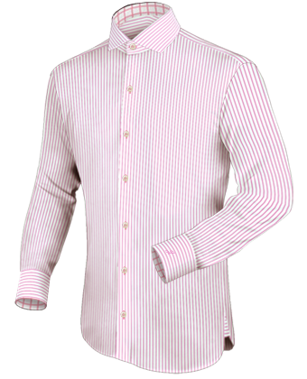 No Iron Dress Shirts with Italian Collar 1 Button