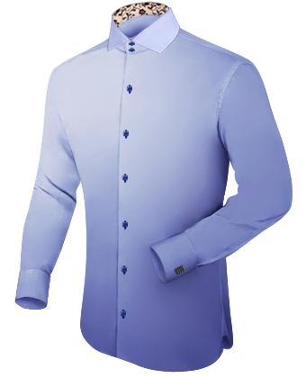 Wing Collar Shirts Wedding Slim Fit Uk with Italian Collar 2 Button